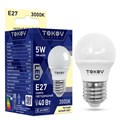 Лампа светодиодная 5Вт G45 3000К Е27 176-264В TOKOV ELECTRIC TKE-G45-E27-5-3K 1660382 - фото 16744654