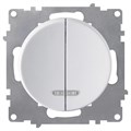 Выключатель 2-кл. СП Florence 10А IP20 с подсветкой механизм бел. (1E31801300) OneKeyElectro 2172779 1656634 - фото 16744673