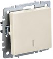 Выключатель 1-кл. СП BRITE ВС10-1-1-БрКр 10А с индик. механизм беж. IEK BR-V10-1-10-K10 1617249 - фото 16744770