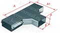 Короб тройниковый СТ 100х100 УХЛ1 (S=0.7мм) КЭМЗ 382 101001 57 1395813 - фото 16745248