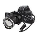 Фонарь аккумуляторный налобный GA-806 CREE 5Вт регулир. фокус литиевый аккум. 2.5А.ч алюм. USB пластик. (кор.) Эра Б0039626 1360299 - фото 16745321