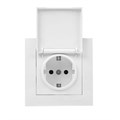 Розетка 1-м СП Валенсия 16А IP44 с заземл. защ. шторки с крышкой бел. PROxima EKF EWV10-124-10 1345335 - фото 16745364