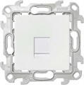 Розетка компьютерная СП Simon 24 RJ45 кат.5E UTP IP20 механизм бел. Simon 2410598-030 1278987 - фото 16745592