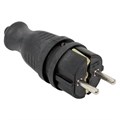 Вилка прямая 16А 2P+PE 230В IP44 каучук PROxima EKF RPS-011-16-230-44-r 527776 - фото 16745623