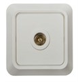 Розетка телевизионная TV ОП Bolleto 7027 16А IP20 бел. ASD / IN HOME 4680005959815 464654 - фото 16745966