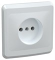 Розетка 1-м СП Вега РС10-2-ВБ 10А IP20 без заземл. без защ. шторок бел. IEK ERV10-K01-10-DM 452892 - фото 16746059
