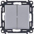 Выключатель 2-кл. СП Valena Life 10А IP20 250В с лицев. панелью безвинтов. зажимы механизм алюм. Leg 752605 1180939 - фото 16746152