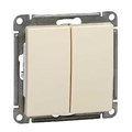 Выключатель 2-кл. СП W59 10А IP20 10AX механизм сл. кость SE VS510-252-2-86 404577 - фото 16746261