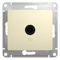 Розетка телевизионная оконечная TV 1-м СП Glossa 1дБ механизм беж. SE GSL000291 275243 - фото 16746423