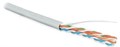 Кабель витая пара U/UTP кат.5E 4х2х24AWG solid LSZH нг(А)-HF UUTP4-C5E-S24-IN-LSZH-GY-305 сер. (м) Hyperline 42045 291294 - фото 16746476