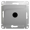 Розетка телевизионная проходная TV 1-м СП Glossa 4дБ механизм алюм. SE GSL000392 1063761 - фото 16746486