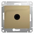 Розетка телевизионная оконечная TV 1-м СП Glossa 1дБ механизм титан SE GSL000491 1063806 - фото 16746511