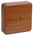 Коробка распаячная ОП 75х75х20 IP20 КМ41212-05 (6 клем. 6кв.мм) дуб IEK UKO10-075-075-020-K24 220866 - фото 16746650