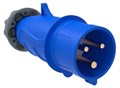 Вилка эл. каб. 16А 2P+PE 220В IP44 MAGNUM ССИ-013 IEK PSN01-016-3 255681 - фото 16746676