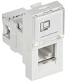 Розетка компьютерная 1-м 1мод. Праймер RJ45 кат.5E UTP механизм IEK CKK-40D-RI1-K01 150084 - фото 16746733
