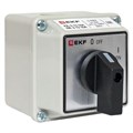 Переключатель кулачковый ПК-3-13 3П 16А "ВКЛ-ВЫКЛ" IP54 EKF pk-3-13-16 218444 - фото 16746794