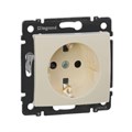 Розетка 1-м СП Valena 16А IP21 230/250В 2P+E с заземл. защ. шторки на винтах механизм сл. кость Leg 774321 38272 - фото 16746985