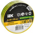 Изолента ПВХ 0.18х19мм желт./зел. (рул.20м) IEK UIZ-20-10-K52 206217 - фото 16747141
