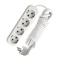 Удлинитель 4х3м с заземл. 13А IP20 Е-304 ПВС 3х1 АБС-пластик UNIVersal 9631981 65997 - фото 16747348
