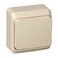 Выключатель 1-кл. ОП Этюд 10А IP20 крем. SE BA10-001K 87916 - фото 16747393