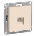 Розетка телефонная 1-м СП AtlasDesign RJ11 механизм беж. SE ATN000281 1240210 - фото 16747428
