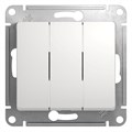 Выключатель 3-кл. СП Glossa 10А IP20 (сх. 1+1+1) 10AX механизм бел. SE GSL000131 275146 - фото 16747637