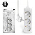 Удлинитель 3х5м с заземл. 10А 3х1.5 TOKOV LIGHT TKL-C01-BU3-5-1.5-Z 1909840 - фото 16747878