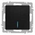 Выключатель Accent 6-102-05 с подсветкой 10А-250В IP20 СУ AL/CU антрацит Intro Б0063475 1931313 - фото 16747896
