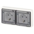 Розетка Эксперт 11-2524-01 2х2P+E гориз. IP55 шторки 16А-250В СУ бел. Эра Б0063254 1871644 - фото 16748090