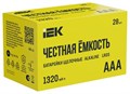 Элемент питания алкалиновый AAA/LR03 Alkaline бокс (уп.28шт) IEK ABT-LR03-OP-B28 1777236 - фото 16748248