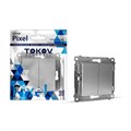 Переключатель проходной 2-кл. СП Pixel 10А IP20 механизм алюм. TOKOV ELECTRIC TKE-PX-P2-C03 1792263 - фото 16748323