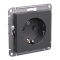 Розетка AtlasDesign 16А с заземл. защ. шторки механизм базальт SE ATN001445 1742032 - фото 16748380