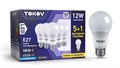 Набор ПРОМО лампа светодиодная 12Вт А60 6500К Е27 176-264В (Promo 5+1 шт) TOKOV ELECTRIC Promo-A60-E27-12-6.5K 1766745 - фото 16748426