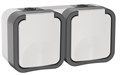 Розетка 2-м ОП TORS 16А IP55 TS222 горизонт. с заземл. с крышкой бел. IEK TS-R26-16-55-G-K41 1761219 - фото 16748446
