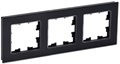 Рамка 3-м BRITE РУ-3-2-БрЧ стекло черн. IEK BR-M32-G-K02 1679822 - фото 16748628