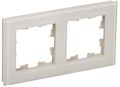 Рамка 2-м BRITE РУ-2-2-БрВа стекло ванильн. IEK BR-M22-G-K10 1679818 - фото 16748630