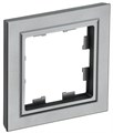 Рамка 1-м BRITE РУ-1-БрС сталь IEK BR-M12-K46 1617310 - фото 16748818