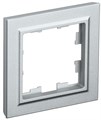 Рамка 1-м BRITE РУ-1-БрА алюм. IEK BR-M12-K47 1617304 - фото 16748821