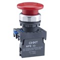 Кнопка "Грибок" NP8-11M/14 d40мм 1НО+1НЗ IP65 с самовозвратом красн. (R) CHINT 667265 1612105 - фото 16748846