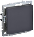 Выключатель 1-кл. СП BRITE ВС10-1-0-БрГ 10А механизм графит IEK BR-V10-0-10-K53 1617227 - фото 16748850