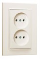 Розетка 2-м СП Karea 10А IP20 б/з крем. Makel 56010017 1589860 - фото 16749012