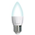 Лампа светодиодная LED-C37 7W/4000K/E27 /FR/DIM PLP01WH Яркая 7Вт матовая 4000К нейтр. бел. E27 диммир. (упак. картон) Uniel UL-00004295 1326545 - фото 16749446