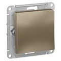 Выключатель 1-кл. СП AtlasDesign 10А IP20 (сх. 1) 10AX механизм шампань SE ATN000511 1240311 - фото 16749777