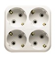 Разветвитель 4-м с заземл. (NEW) Makel 10001205 510285 - фото 16749805