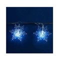 Гирлянда светодиодная «Снежинки-1» ULD-S0700-050/DTA WHITE IP20 SNOWFLAKES-1 с контроллером 50LED (дл.7м) Uniel 7930 440099 - фото 16749849