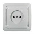 Розетка 1-м СП Classico 2022 16А IP20 бел. ASD / IN HOME 4680005959891 464635 - фото 16749977