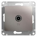 Розетка телевизионная оконечная TV Glossa 1дБ механизм платина SE GSL001291 463598 - фото 16749986