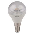 Лампа светодиодная LED STAR CLASSIC P 40 5.4W/830 5.4Вт шар прозрачная 3000К тепл. бел. E14 470лм 220-240В пластик. OSRAM 4052899971622 431052 - фото 16750095