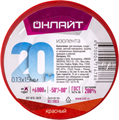 Изолента ПВХ 15мм (рул.20м) 71 678 OIT-B15-20/R красн. ОНЛАЙТ 71678 427454 - фото 16750098