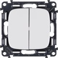 Выключатель 2-кл. СП Valena Allure 10А IP20 250В с лицев. панелью безвинтов. зажимы механизм бел. Leg 752705 1180936 - фото 16750142